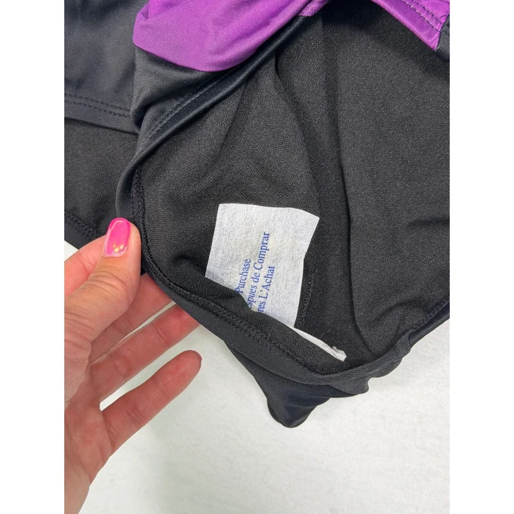 Embrace Your Curves‎ One Piece Swimsuit Womens Medium Blue Purple Ombre Ruched
